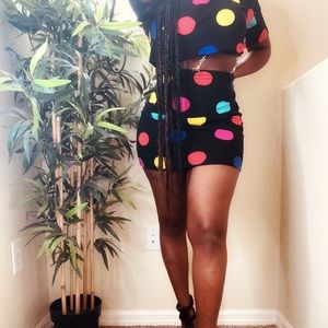 “girls Just wanna have fun” Polkadot Party Dress